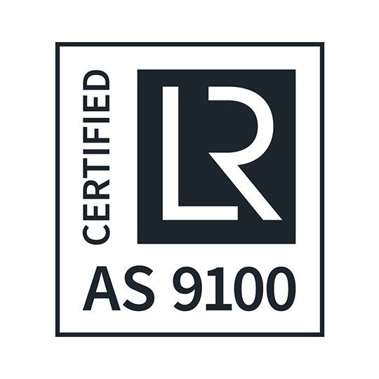 AS9100 certification badge
