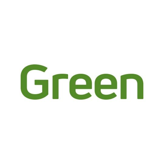 Green environmental policy lettering