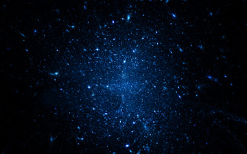 Black-colored background with stars in space