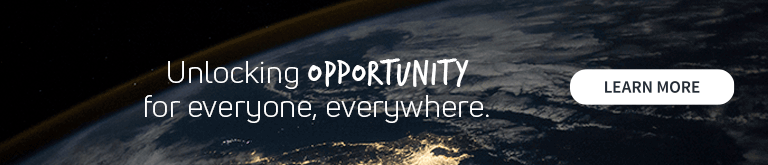 An image of space, where Viasat is unlocking opportunity for everyone, everywhere. Click to learn more.
