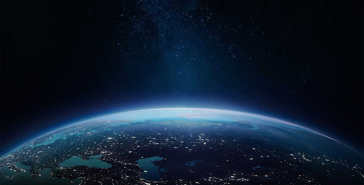 earth from space