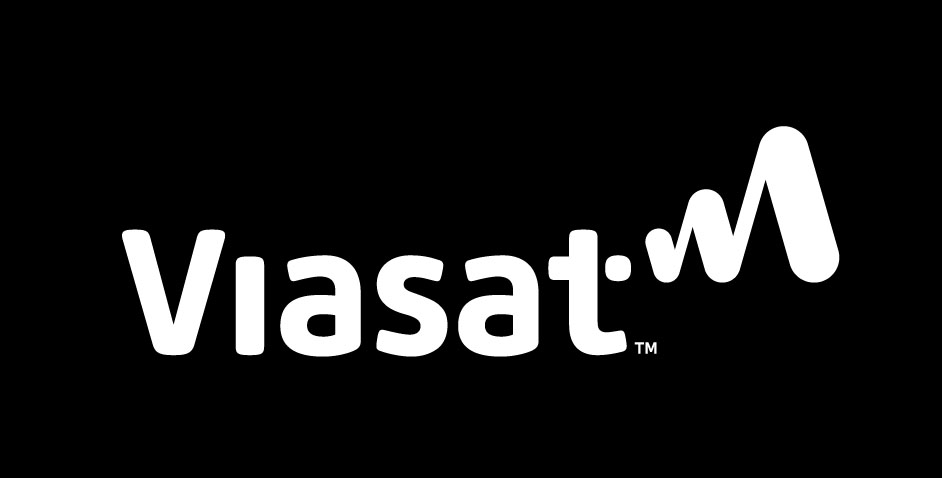 Viasat White Logo