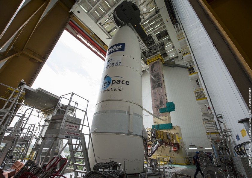 ViaSat-2 Satellite Transfer to Launchpad