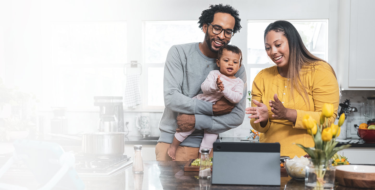 Family connects to loved ones with fast, reliable home satellite internet from Viasat
