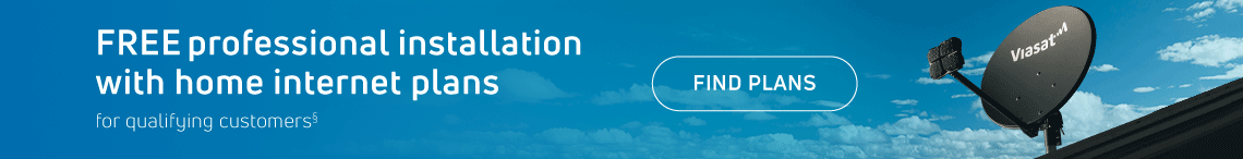 Free professional installation with home internet plans for qualify customers