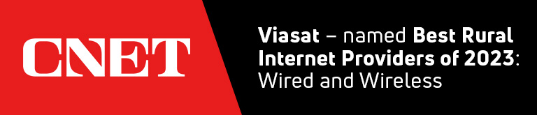 CNET named Viasat best rural internet providers of 2023, wired and wireless