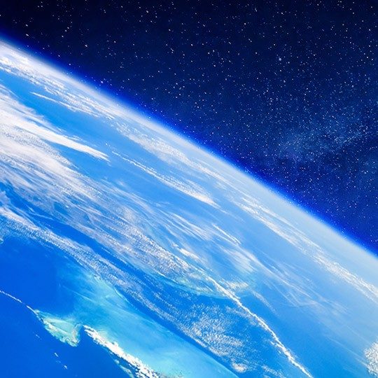 A view earth from space