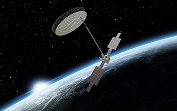 ViaSat-3 satellite in space