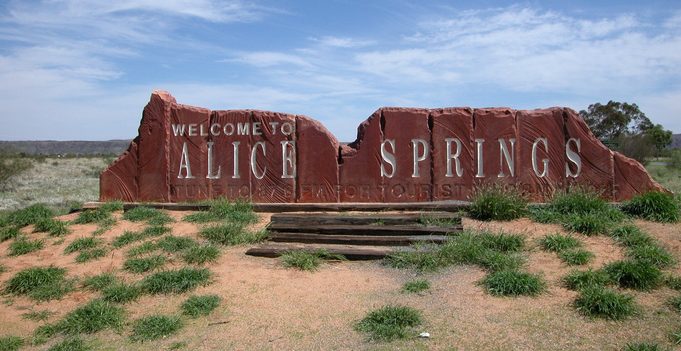 Alice Springs sign