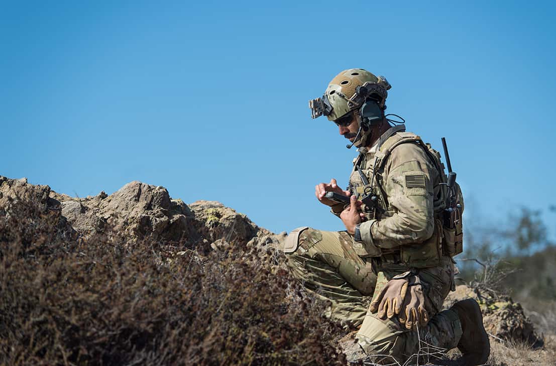 soldier with BATS-D