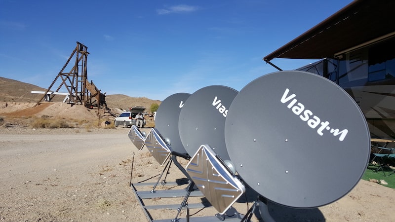 Viasat dishes